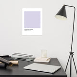 Lavender Menace Pantone Poster