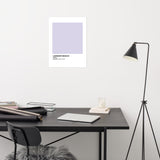 Lavender Menace Pantone Poster