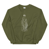 Sappho Sweatshirt (White Illustration)