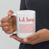 K.D. Lang Scorpio Mug